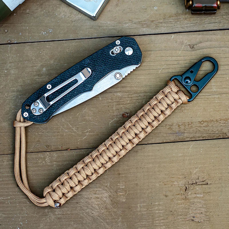 Camping Tactical Anti-lost 9 Core Paracord Waist Hanging