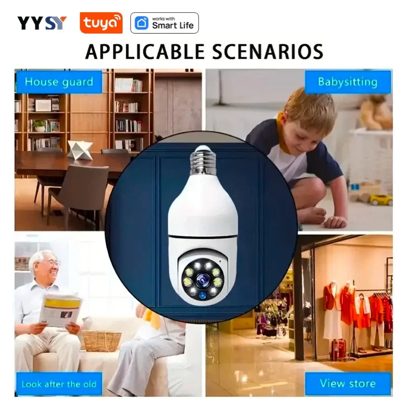 Tuya Smart Home 2.4G E27 Bulb Wifi Surveillance