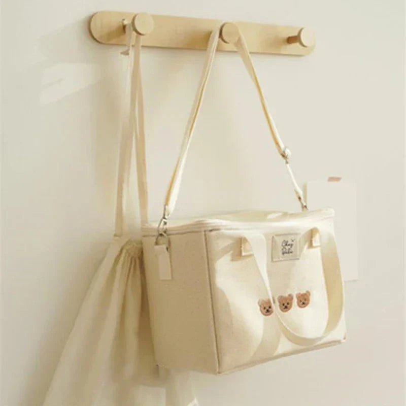 Multifunctional Mother Baby Bag Diaper Bags Waterproof Bear