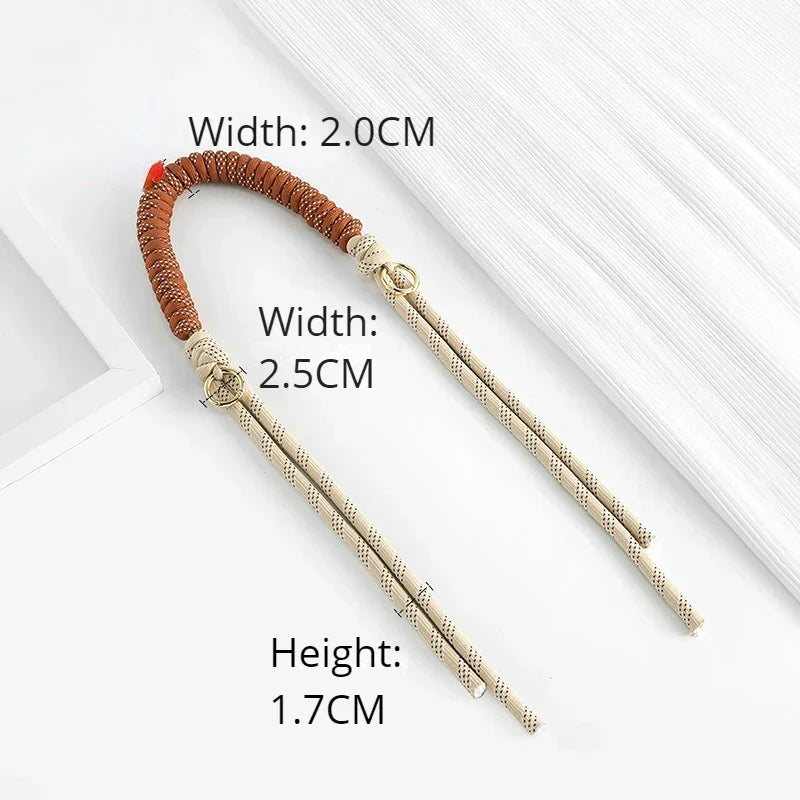 Bag Strap For longchamp Mini Bag Woven Strap