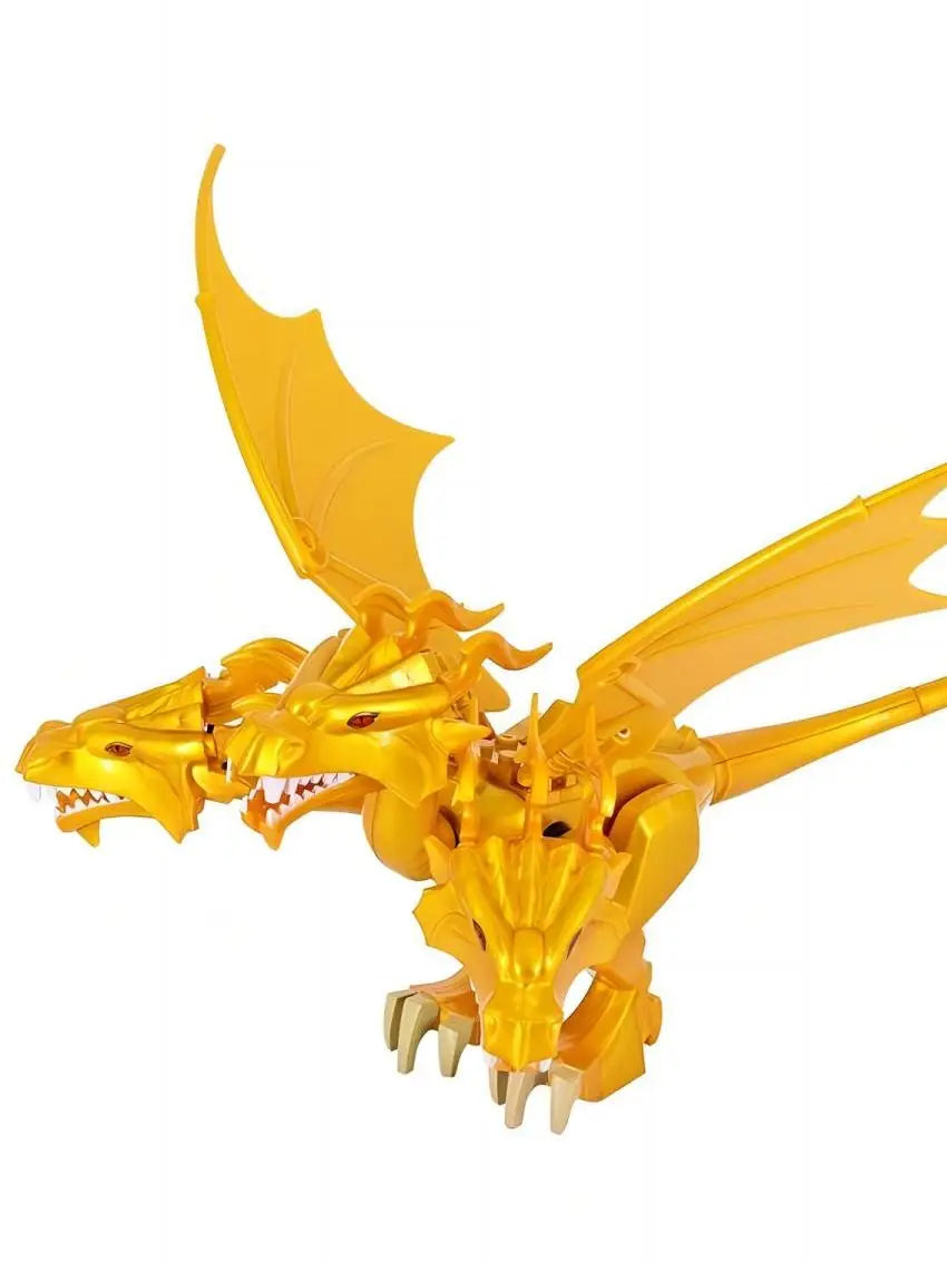 2023 MOC 18cm GodAzillas King Ghidorah Three Head