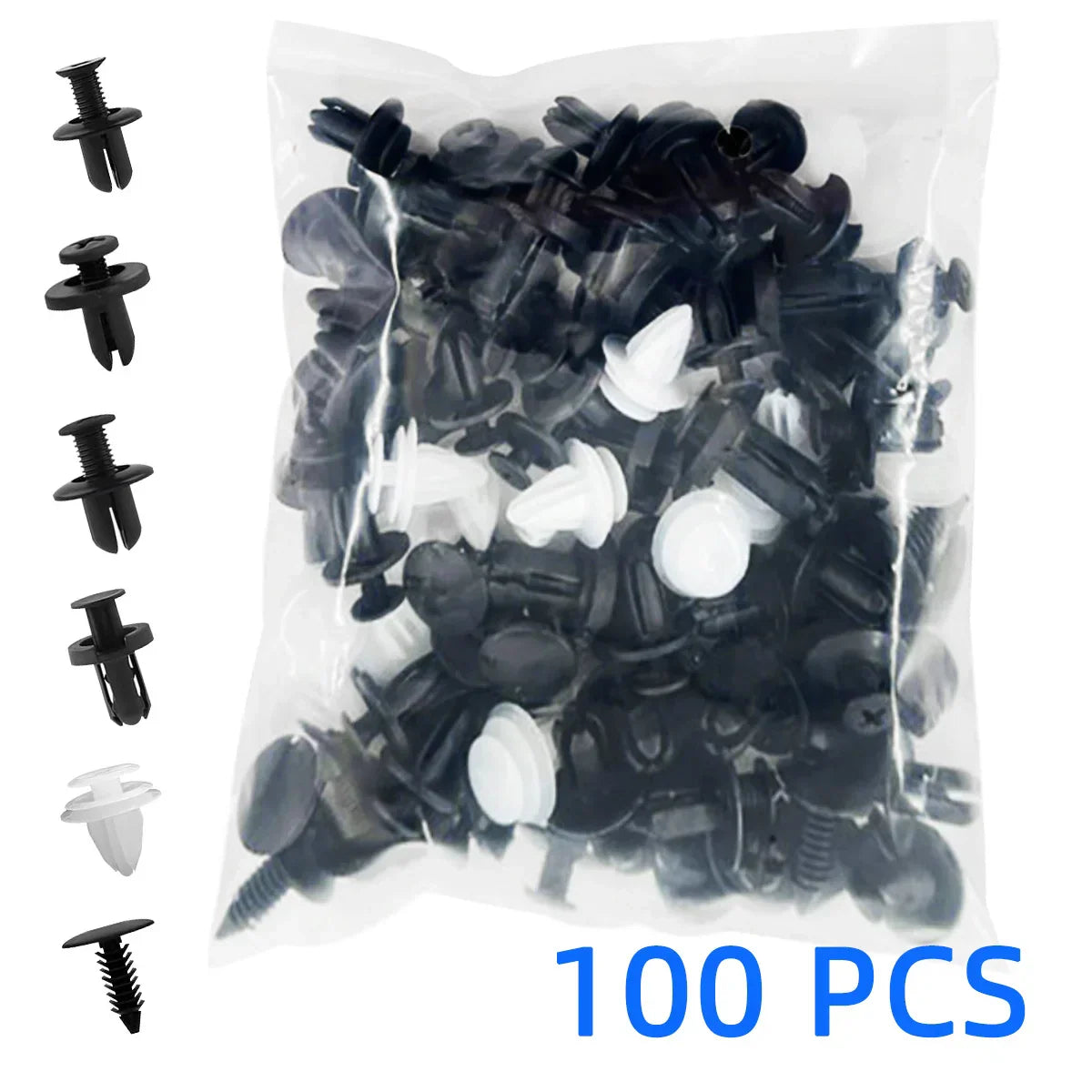 100PCS Clips Auto Fastener Car Fastener Clip Remove