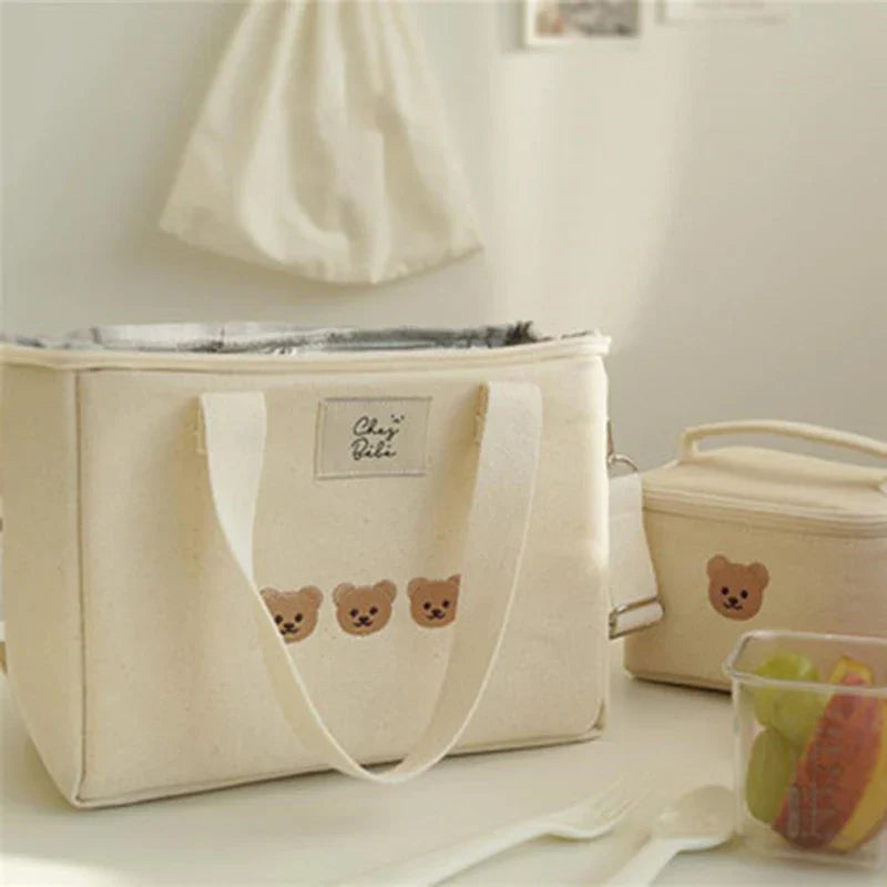 Multifunctional Mother Baby Bag Diaper Bags Waterproof Bear