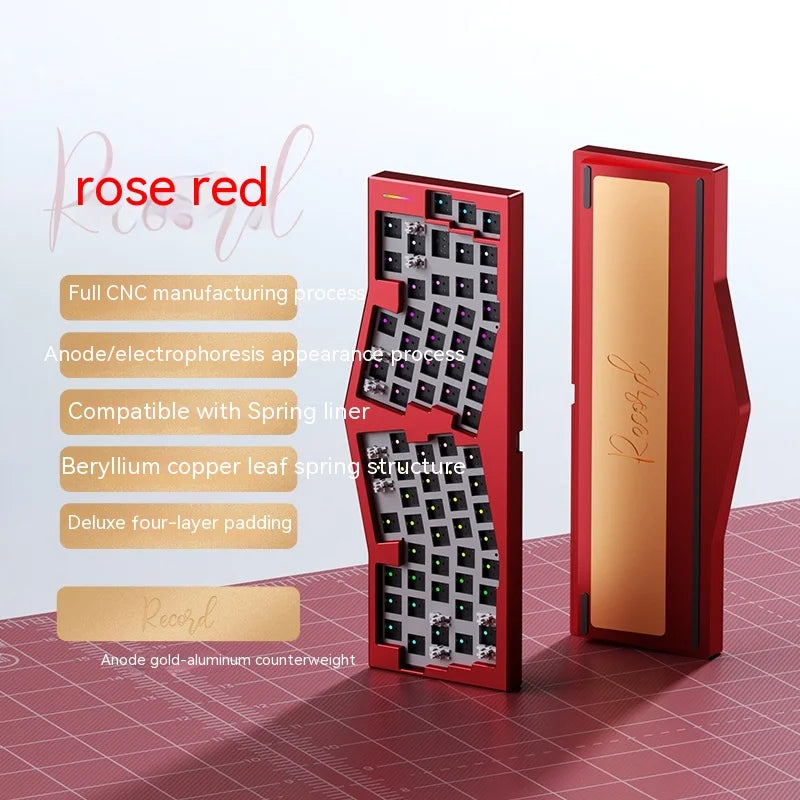 WEIKAV RECORD Mechanical Keyboard Aluminium Kits Hot Swap