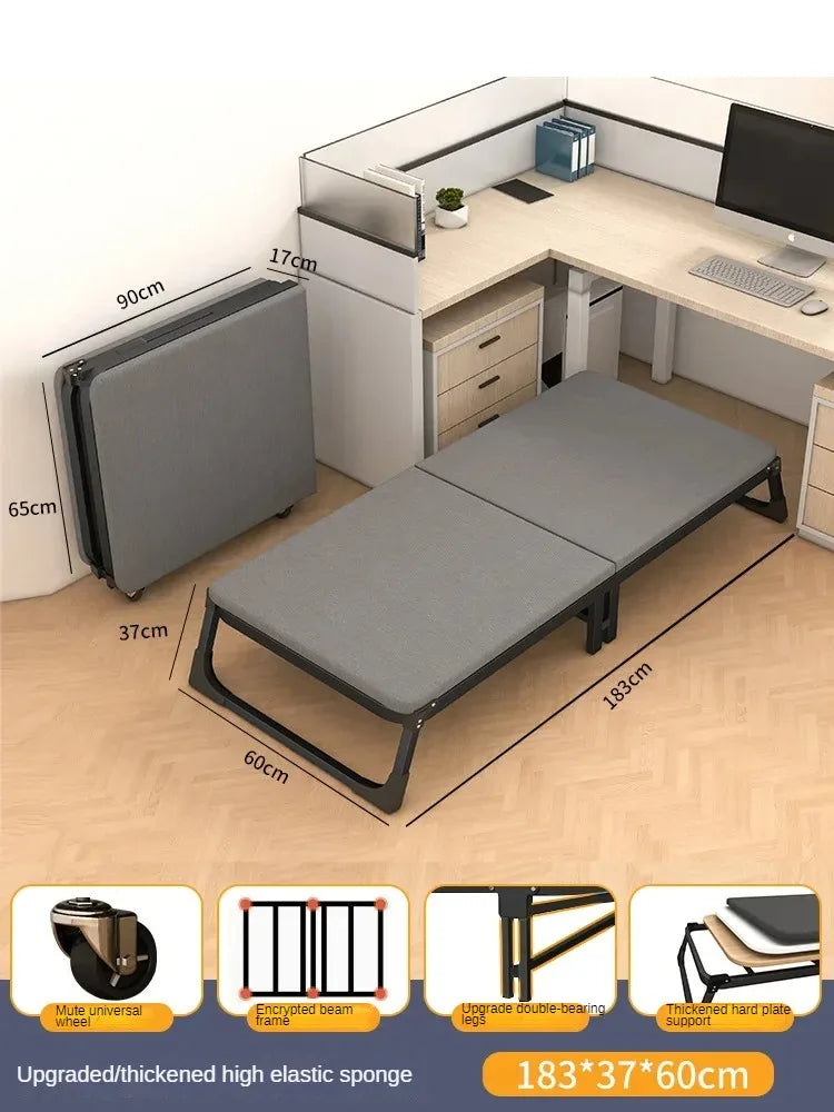 Folding Portable Nap-Bed Office Home Nap-Bed Adult Recliner