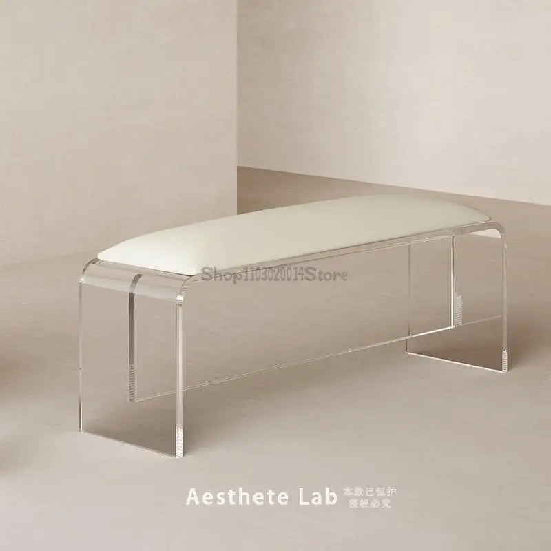 Acrylic Bench Dining Table Stool Dining Chair Dining