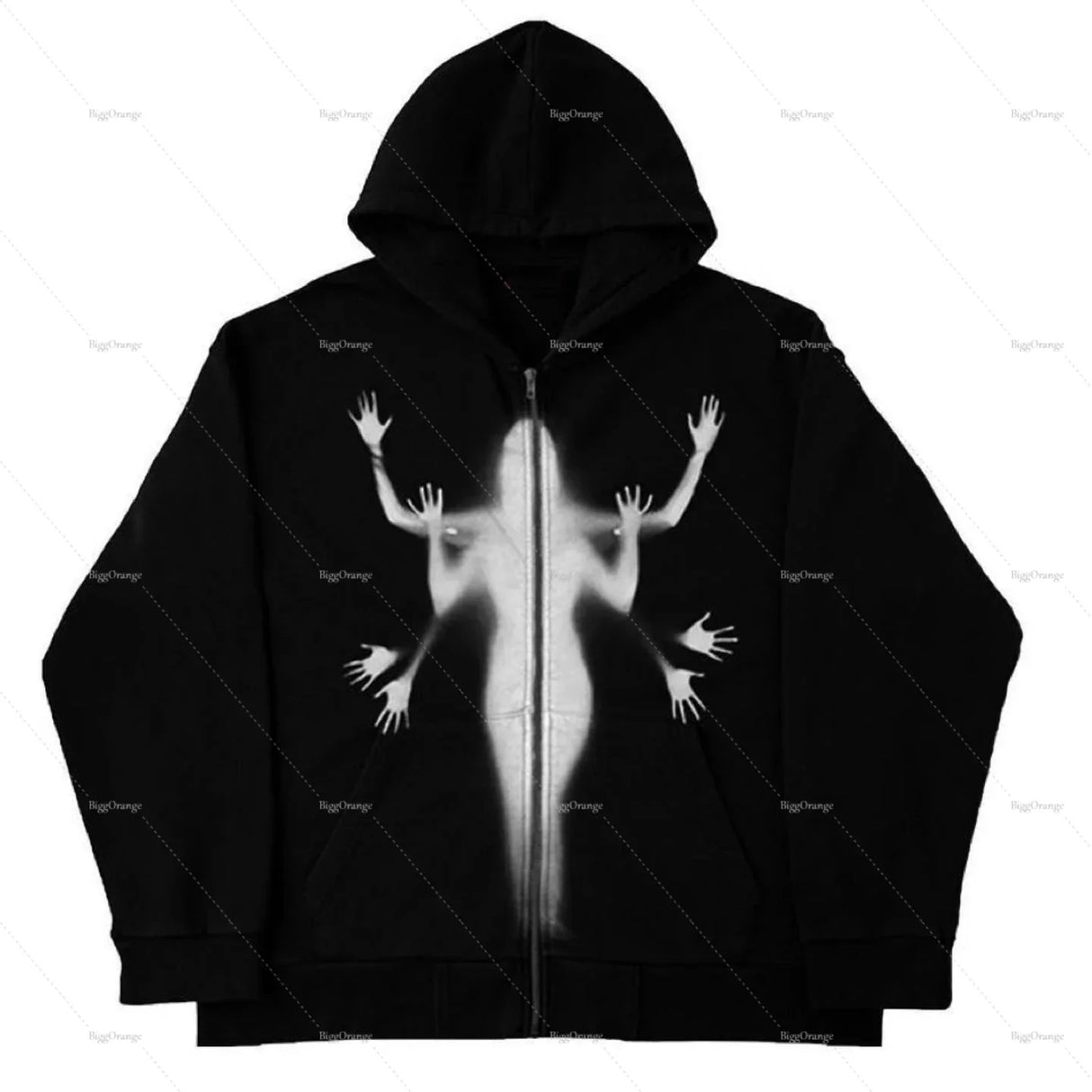 High quality Men Hip Hop Sweatshirt Hoodie Print