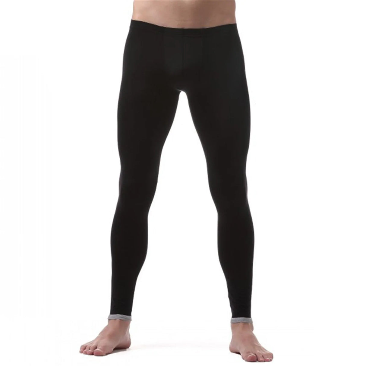 Men'S Long Leggings Soild Elastic Waisted Home Trousers