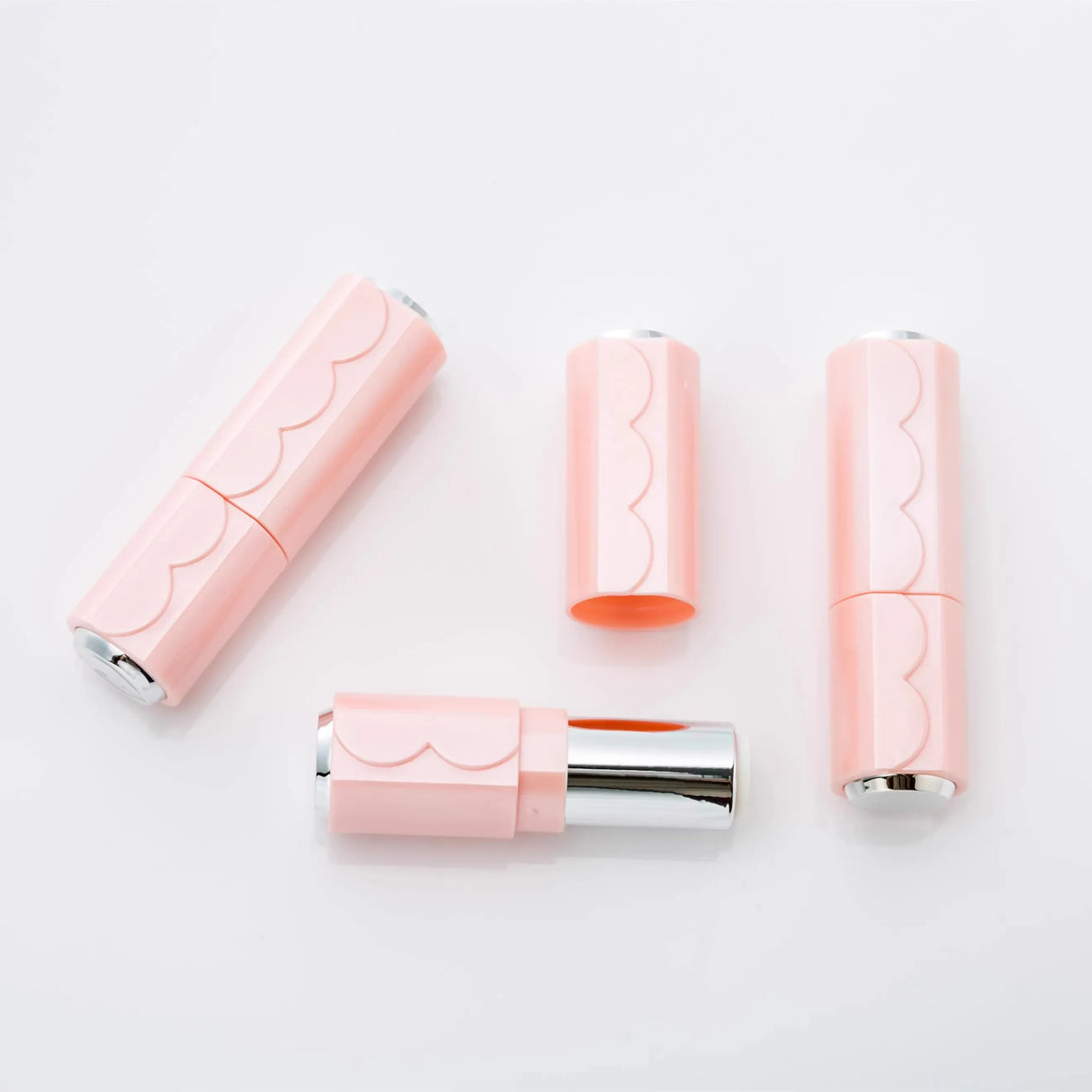 12.1mm Pink Lipstick Tube DIY Round Lip Balm