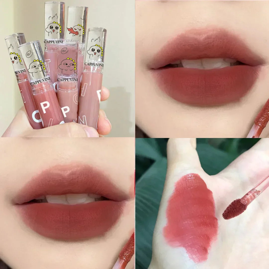 6 Colors Sexy Matte Lipsticks Waterproof Lip Gloss
