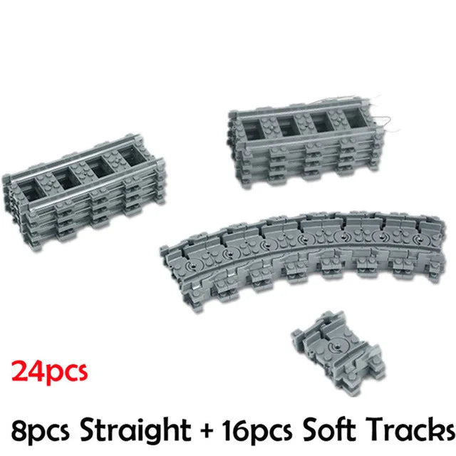 City Train Tracks Forked Flexible Railway Bridge Rail