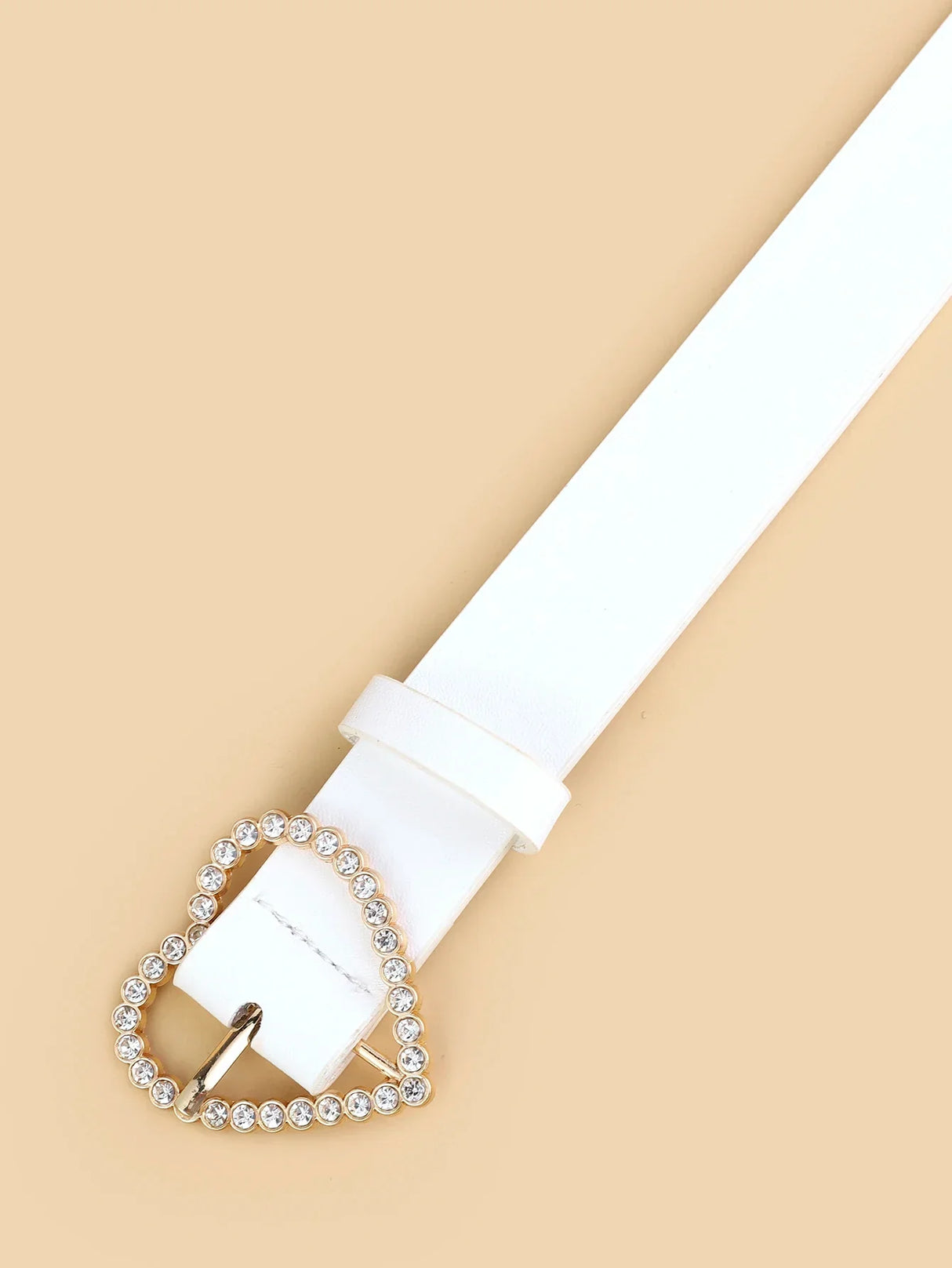 Women's New All Seasons Hot Heart-Shaped Diamond Buckle