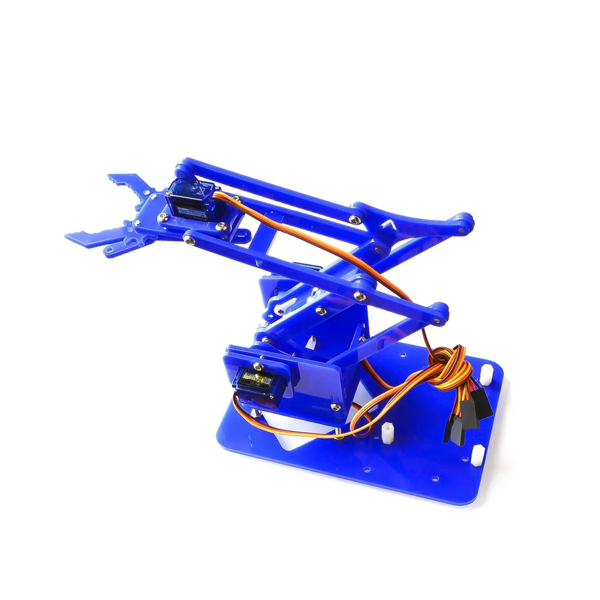 SG90 4 DOF Unassembly Acrylic Mechanical Arm Bracket