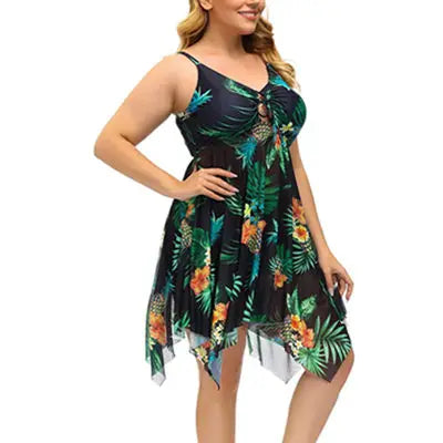 Womens Plus Size Swimsuit 2024 Stylish New Two