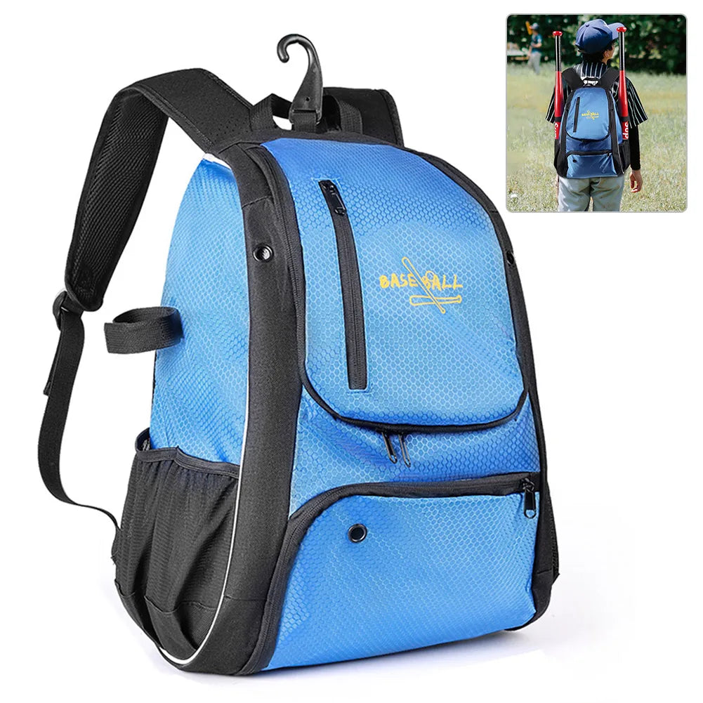 Baseball Training Backpack with Shoes Compartment Sports Equipments