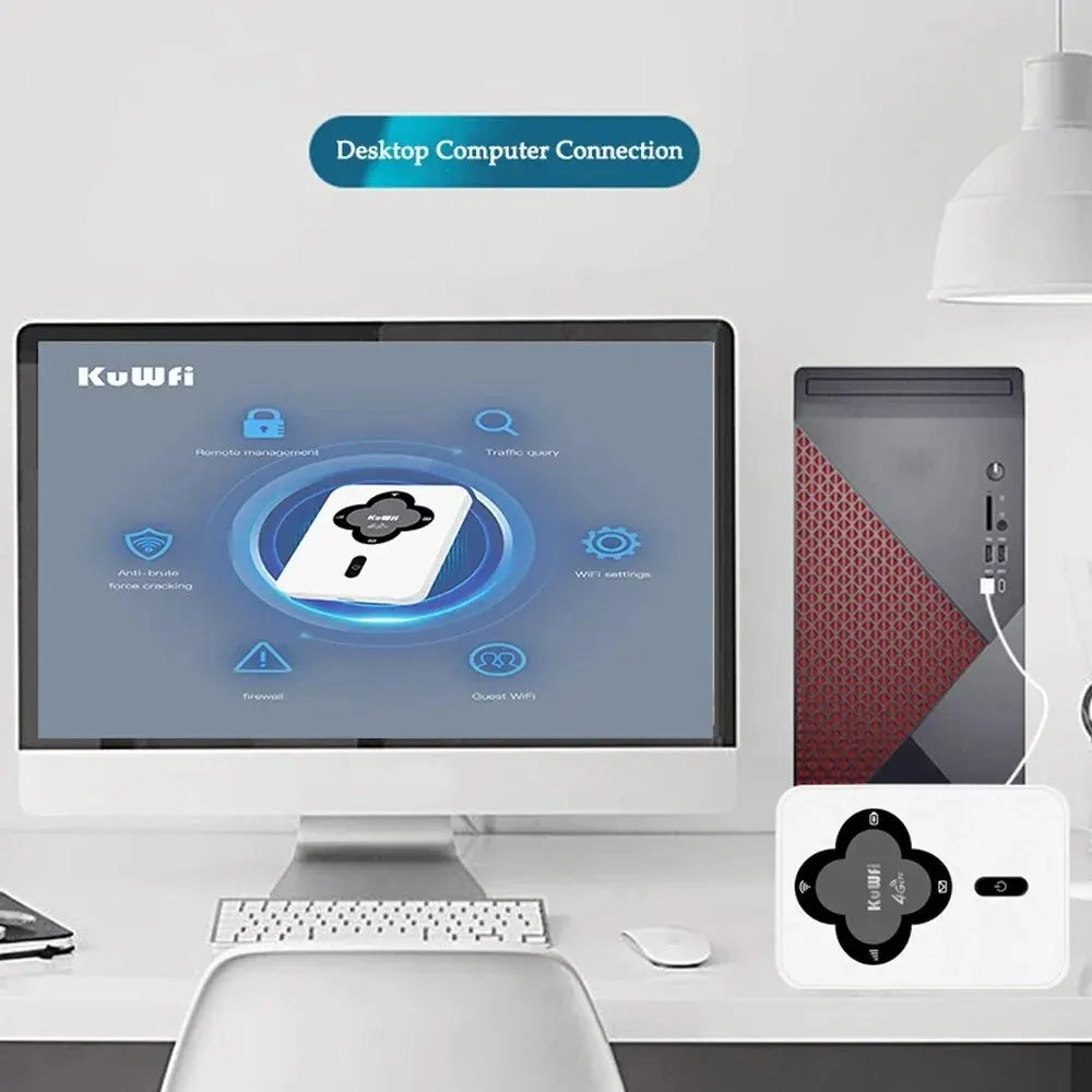 KuWFi 4G LTE Mobile Router 150Mbps Portable Pocket