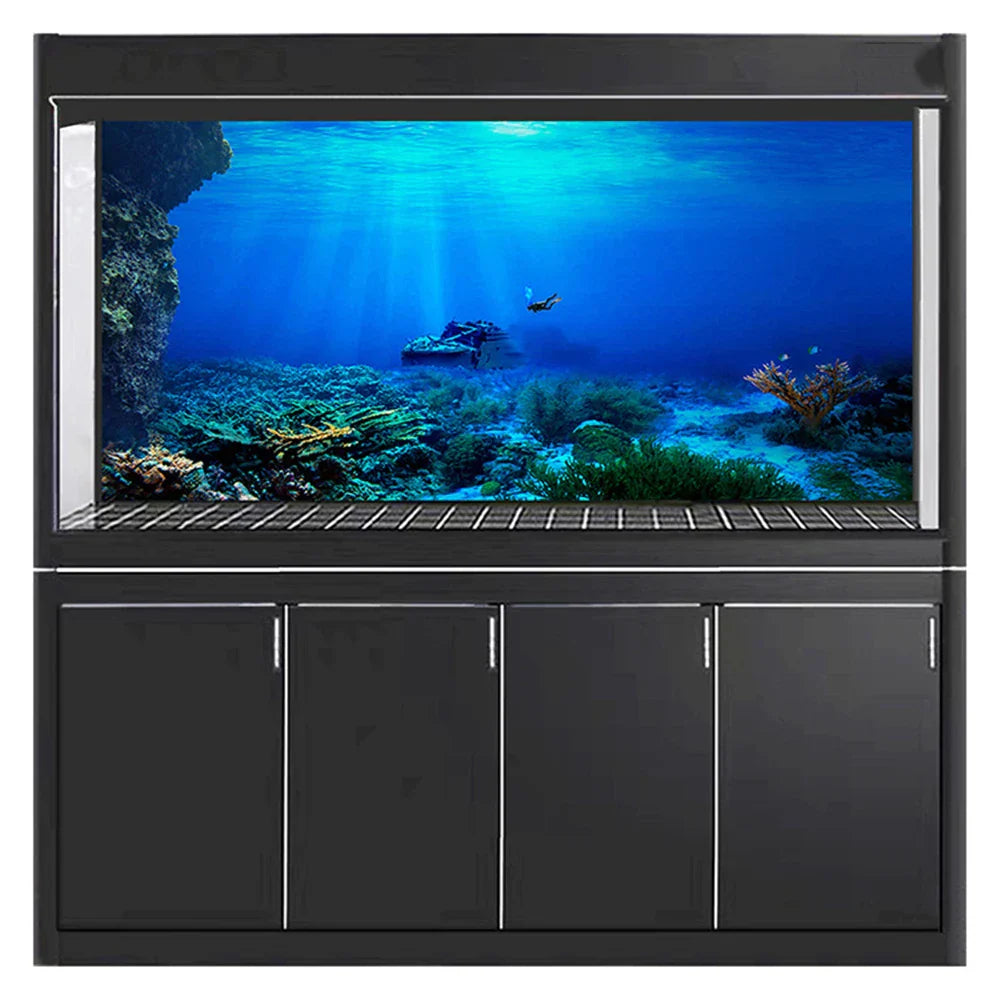 5 Size 3d Aquarium Background Poster PVC Adhesive