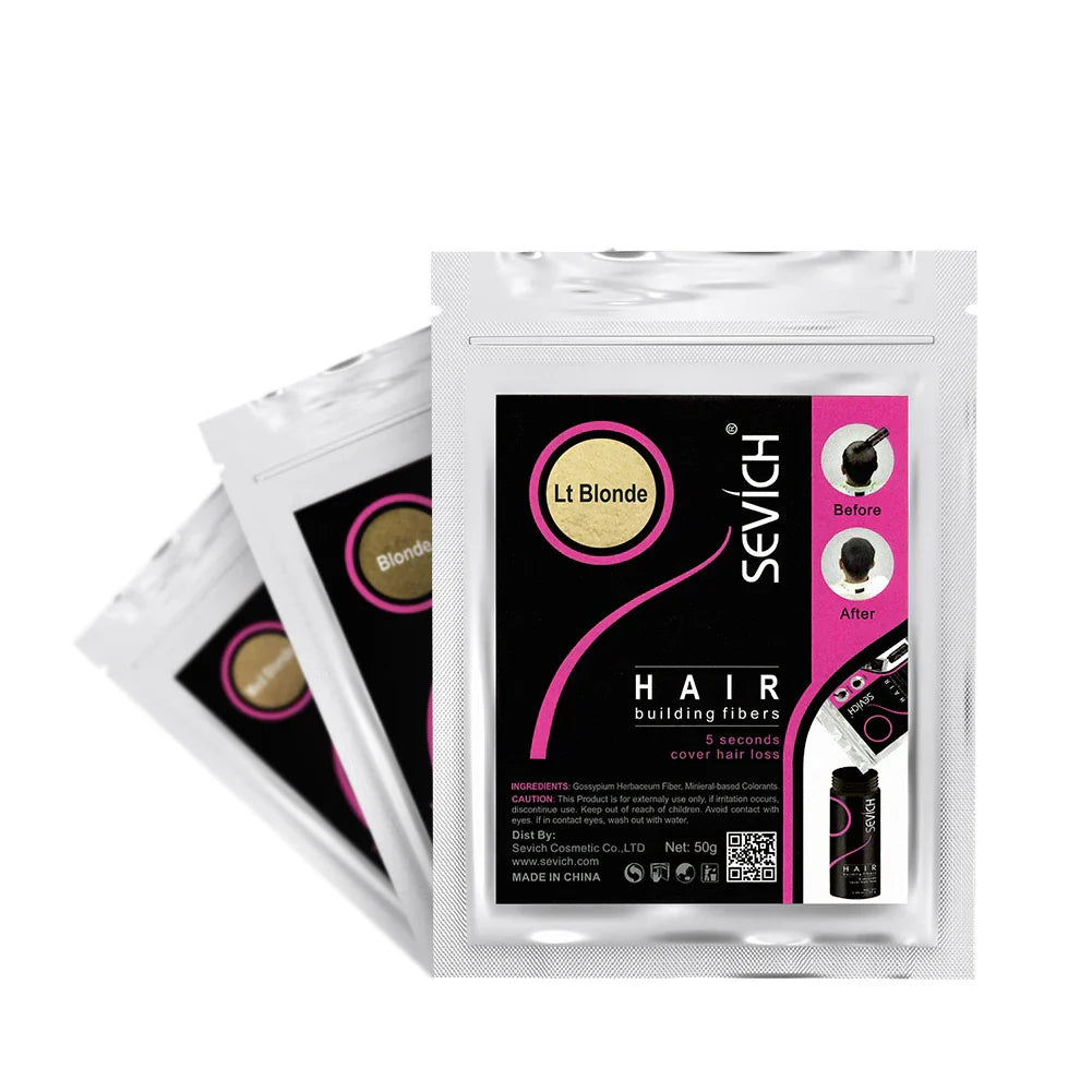 Sevich 100g Hair Fibers 10 Color Keratin Hair