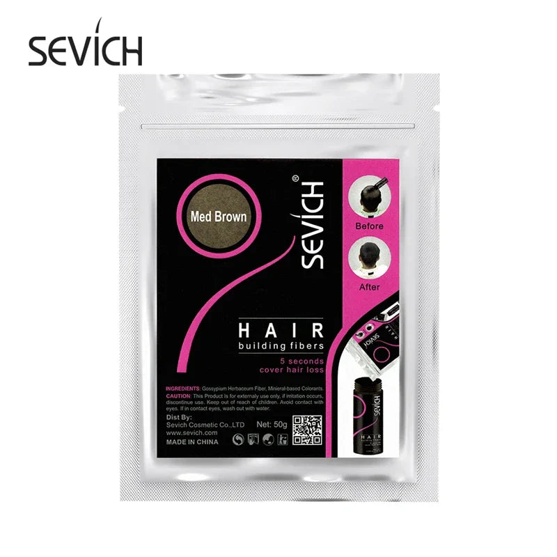 Sevich 100g Hair Fibers 10 Color Keratin Hair