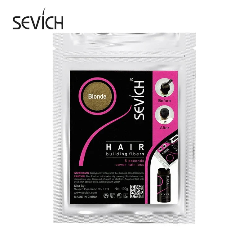 Sevich 100g Hair Fibers 10 Color Keratin Hair