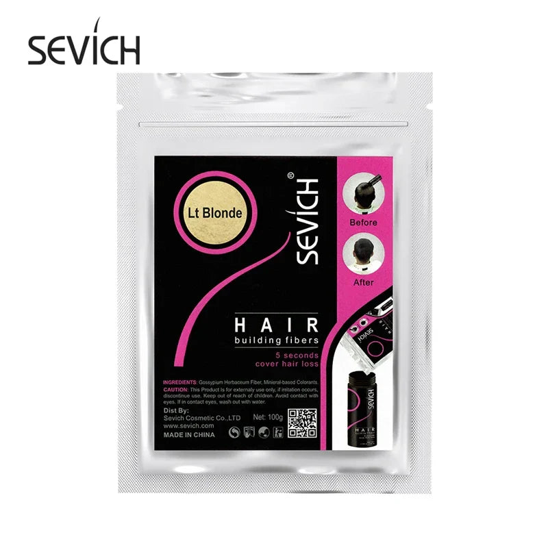 Sevich 100g Hair Fibers 10 Color Keratin Hair