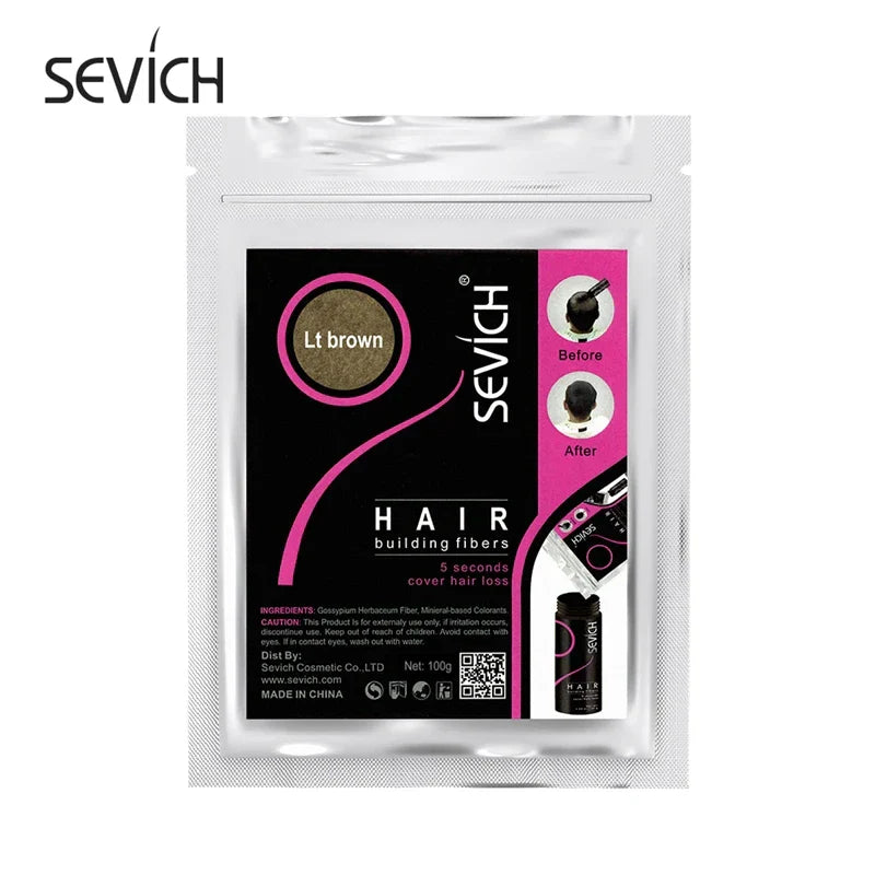 Sevich 100g Hair Fibers 10 Color Keratin Hair