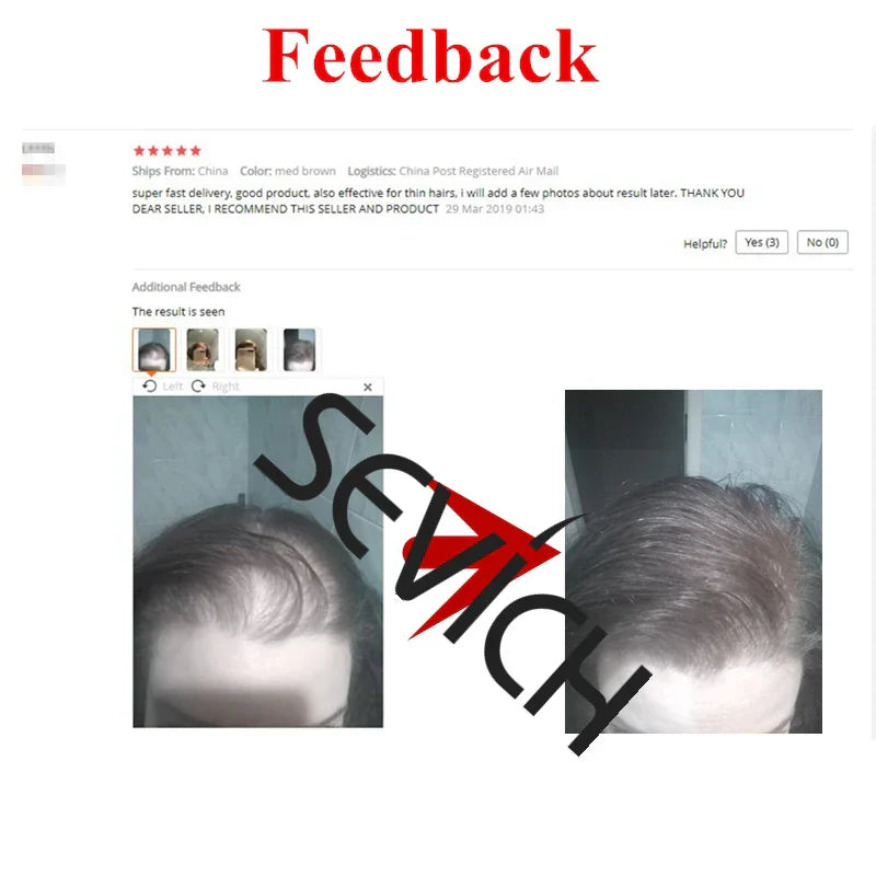 Sevich 100g Hair Fibers 10 Color Keratin Hair