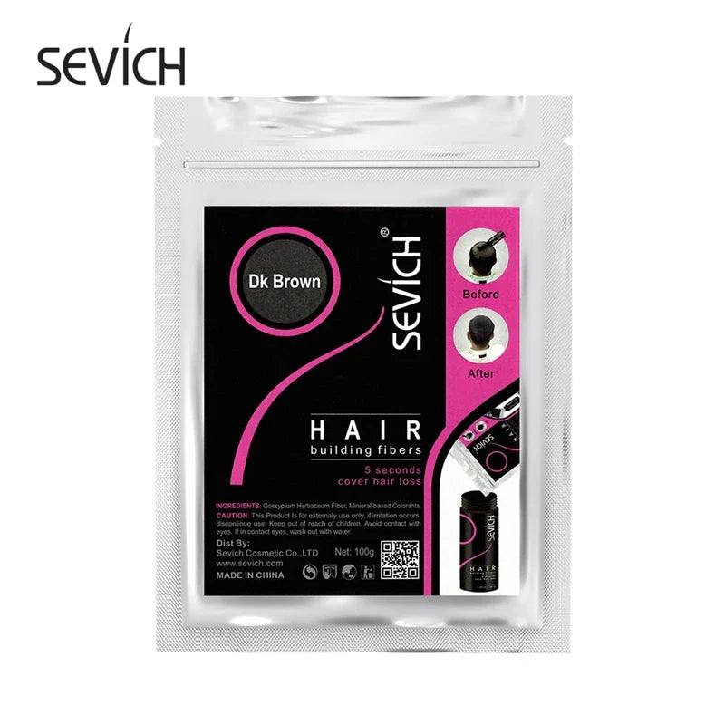 Sevich 100g Hair Fibers 10 Color Keratin Hair