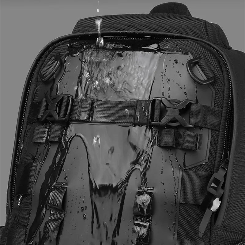 Ozuko New Men's Helmet Skateboard Outdoor Sports Backpack