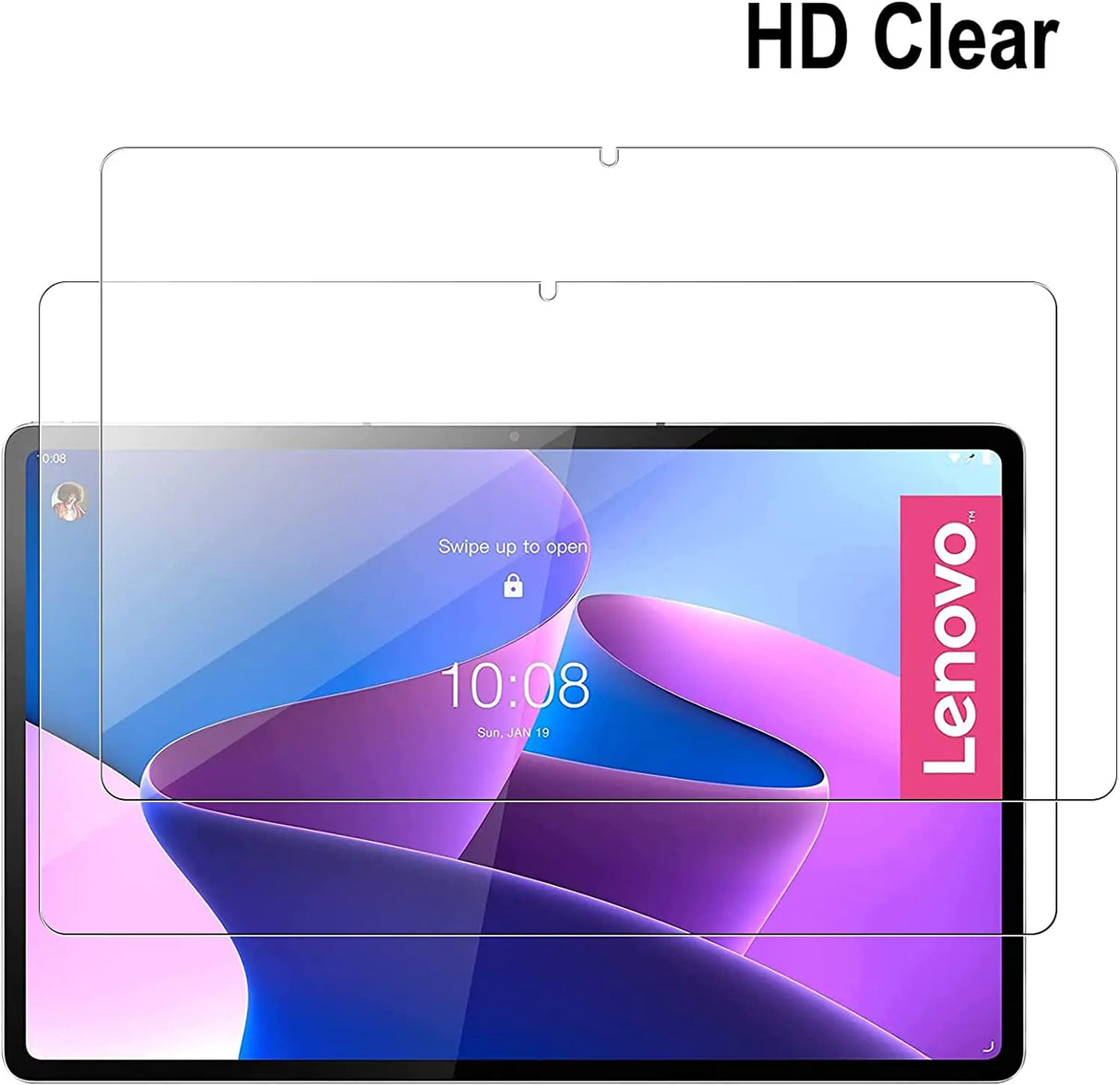 2pcs Screen Protector Tempered Glass For Lenovo Tab