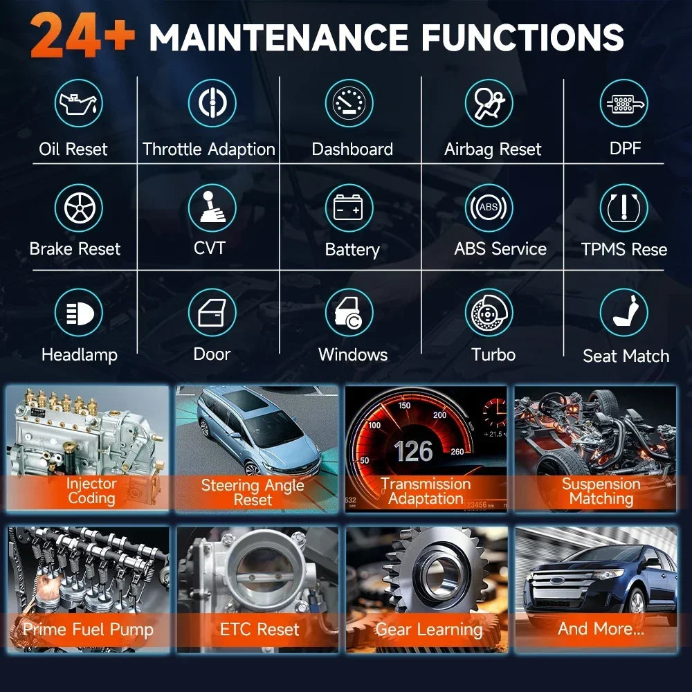Foxwell GT60 OBD2 Bluetooth Car Diagnostic Tools Professional
