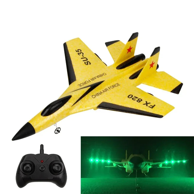 RC Plane SU-35 LED Lights Remote Control Flying