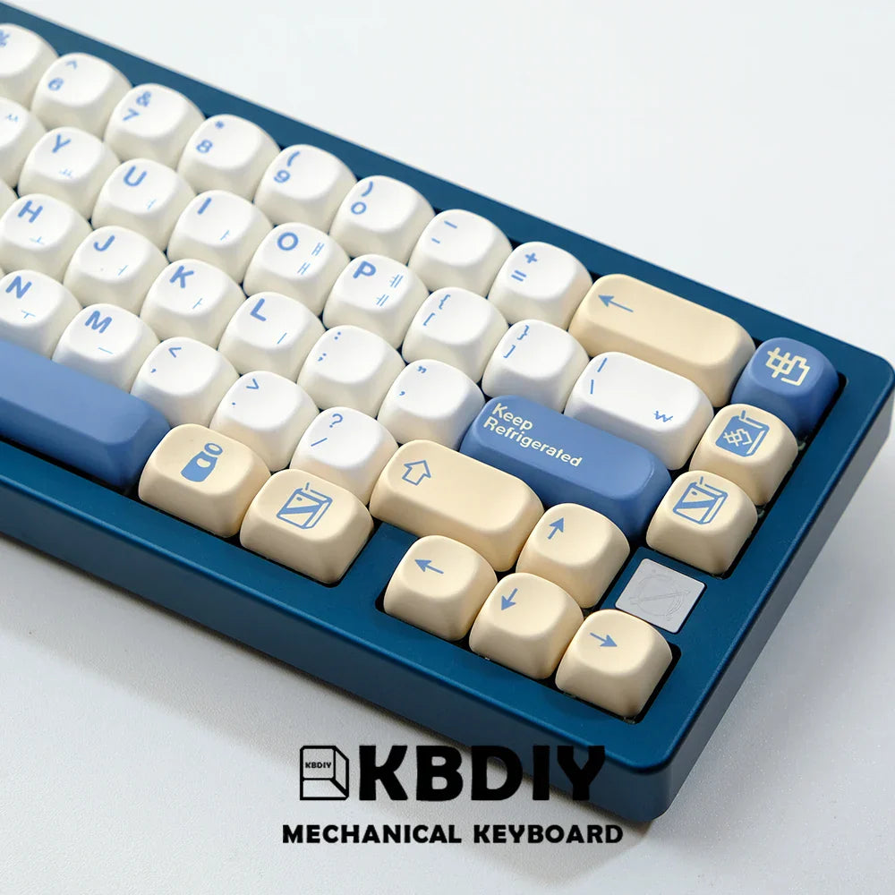 KBDiy KOA Keycaps GMK Soymilk 140 Keys PBT