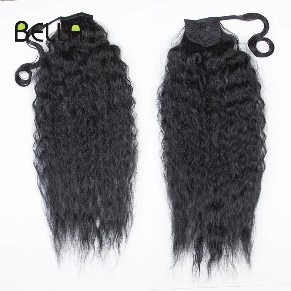 Bella Curly Synthetic Hair Ponytail Extensions 30 Inch