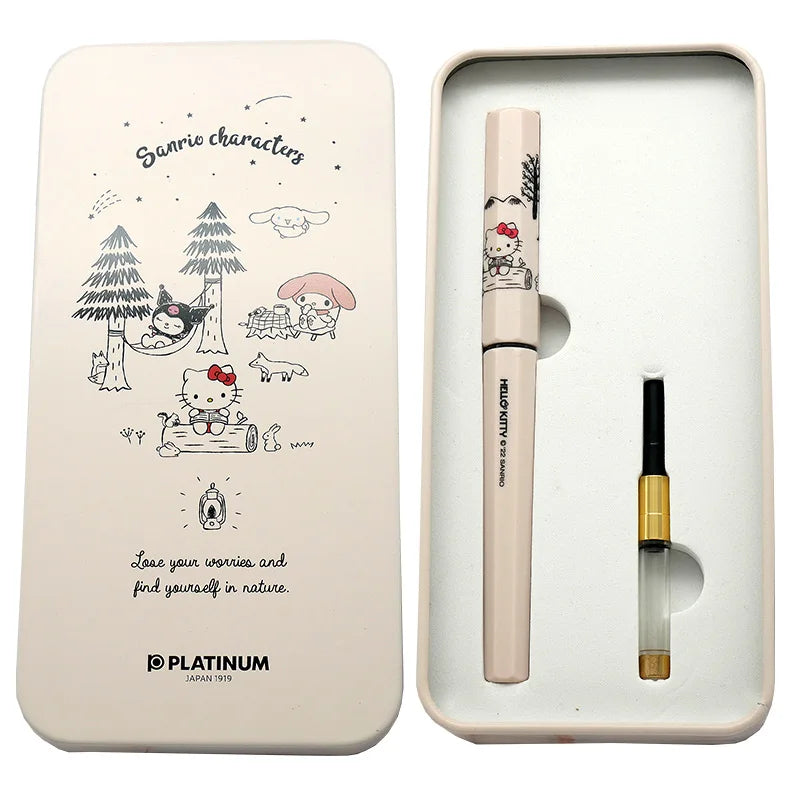 Japan Platinum Small Meteor Pen Sanrio Camping Time