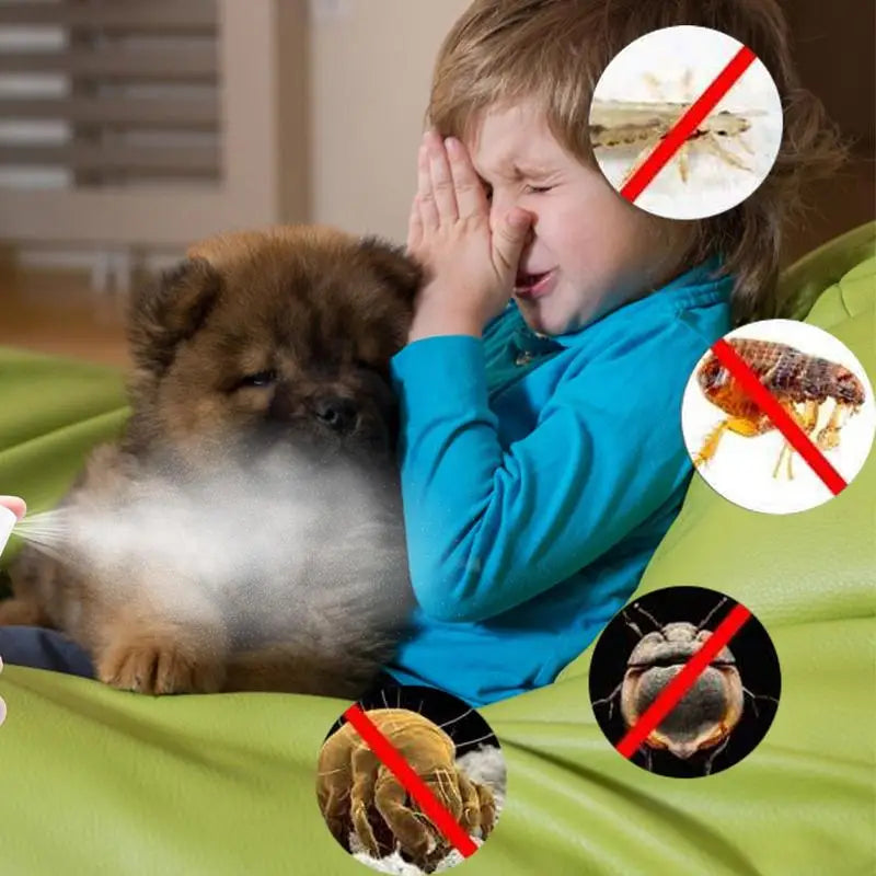 Pet Skin Care Spray Cats And Dogs Tick