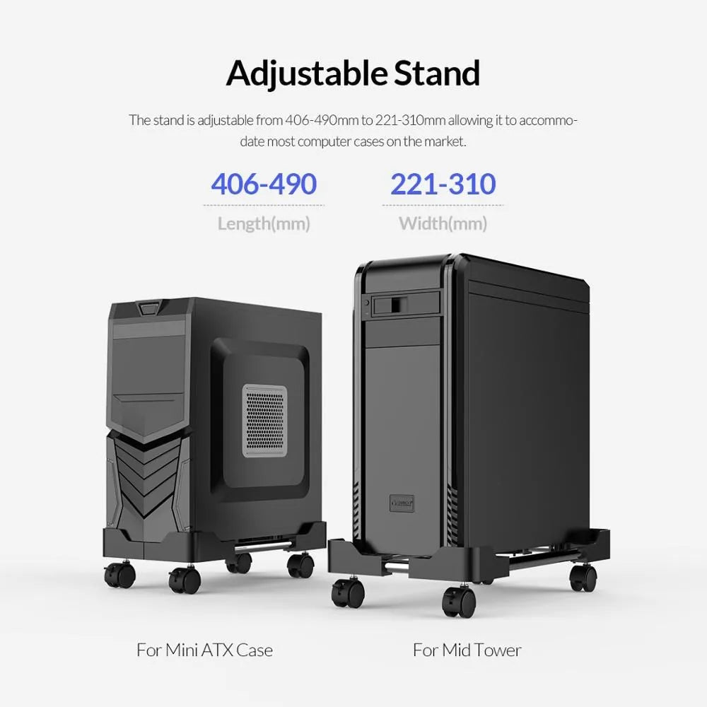 ORICO Computer Towers Stand Cart PC Cases Mobile