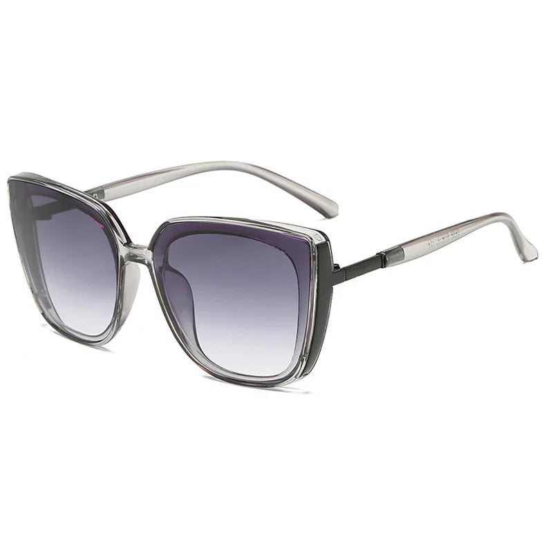 New Large Frame Square Sunglasses Women's Brand Designer
