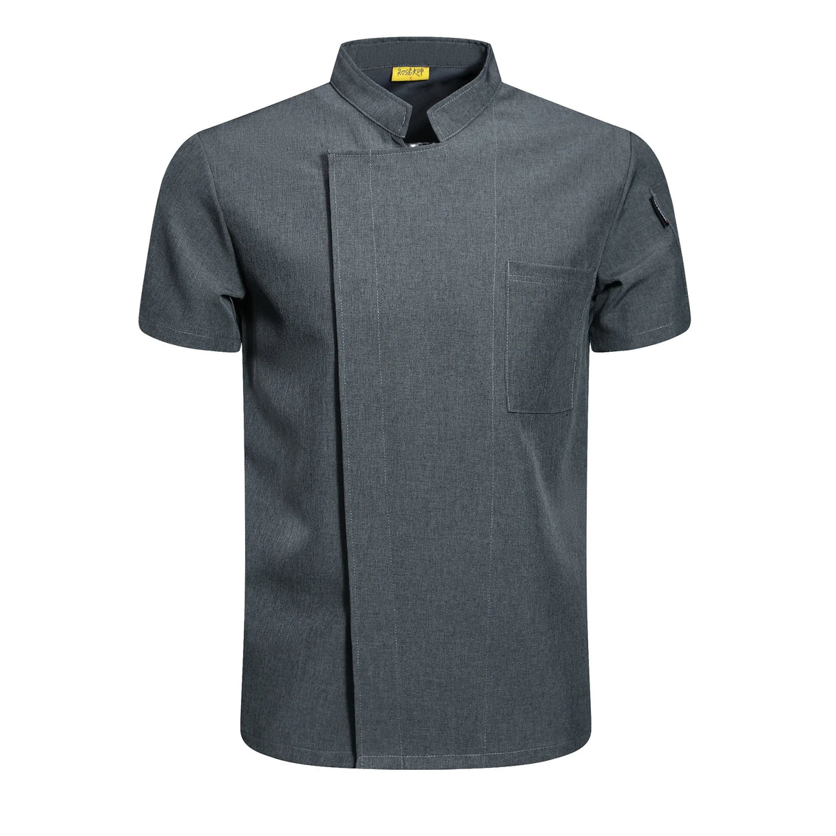 Mens Chef Jacket Short Sleeve Kitchen Cook Shirt