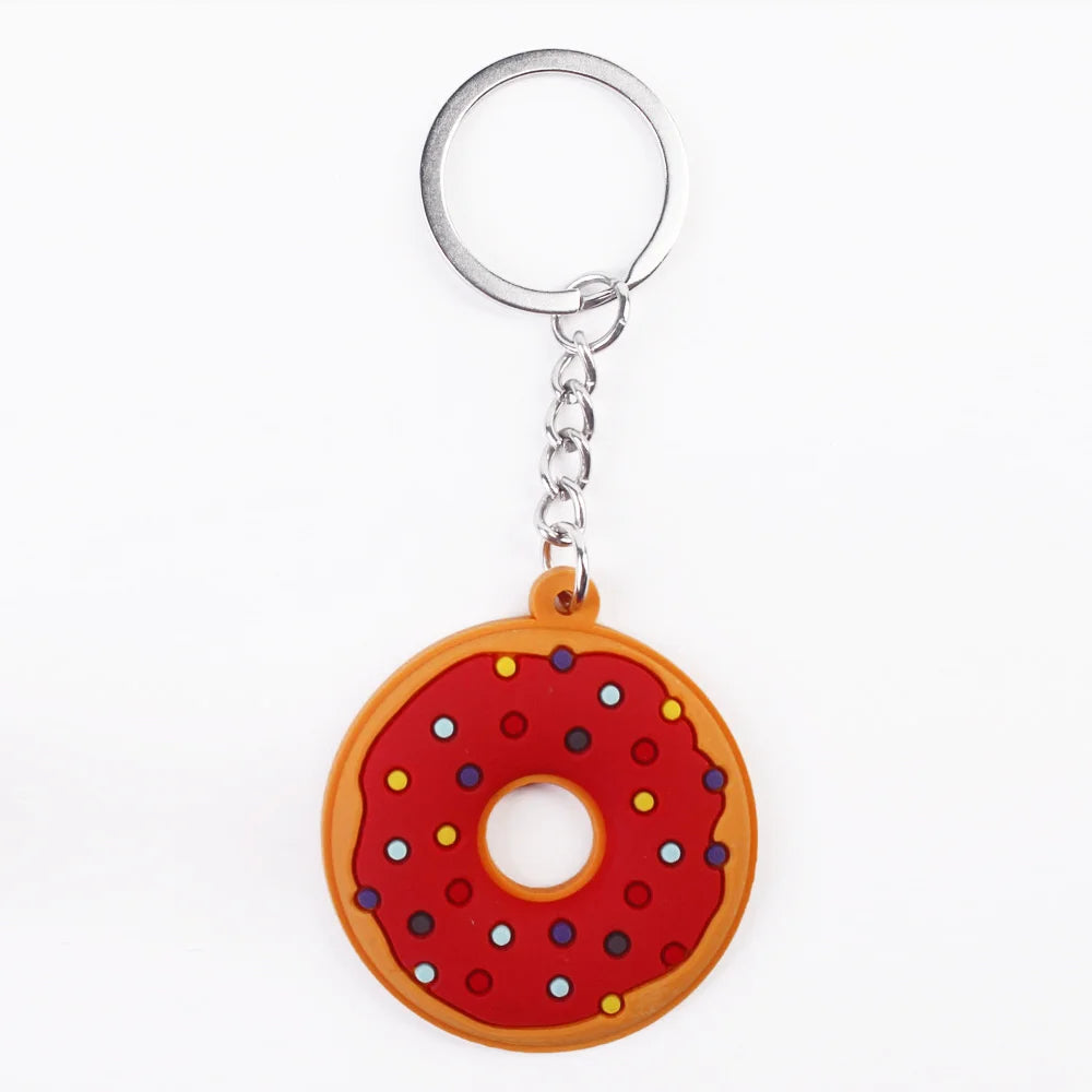 Creative Sweet Donut Keychain Party Favors Kids Food