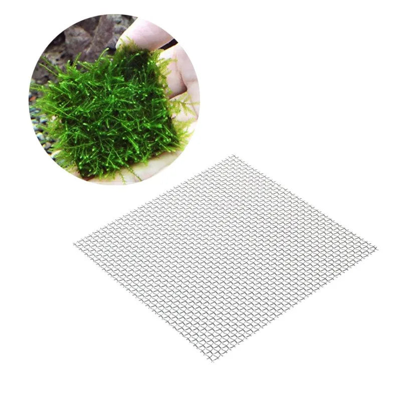 5Pcs Stainless Steel Mesh Pad for Aquarium Moss Wall
