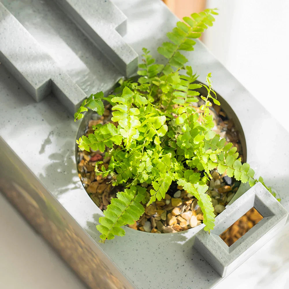 Creative Small Aquarium Fish Tank Kit Built-in Oxygen