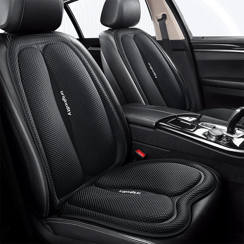 Universal Car Seat Covers Front Back Blue Cushion