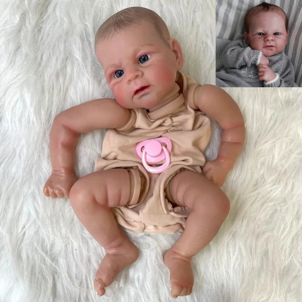 18inch Already Painted Reborn Doll Parts Elijah Lifelike