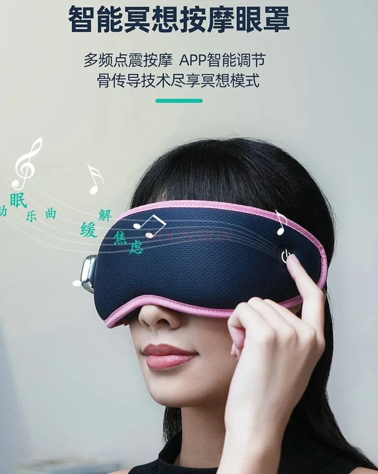 Sleep aid bone conduction Bluetooth eye mask eye