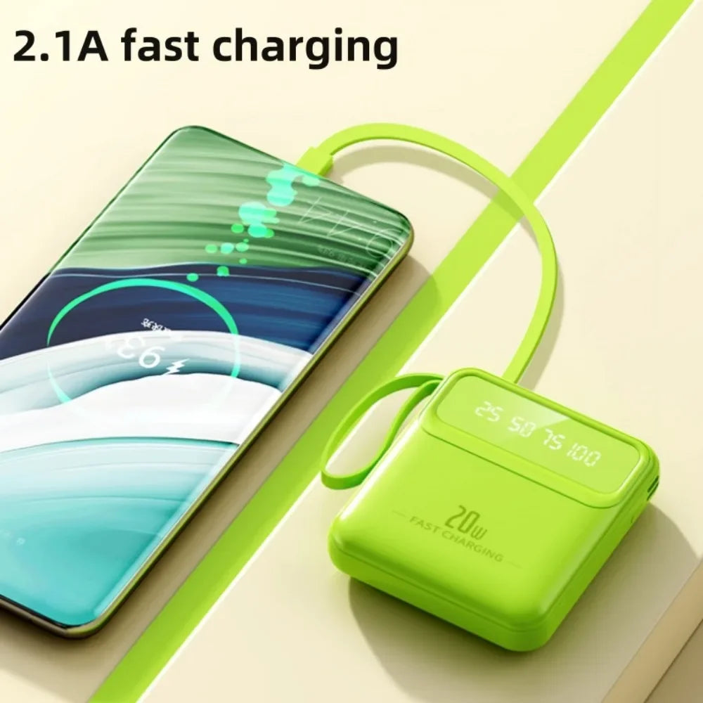 Portable Power Bank 20000mah Big Capacity Fast Phone