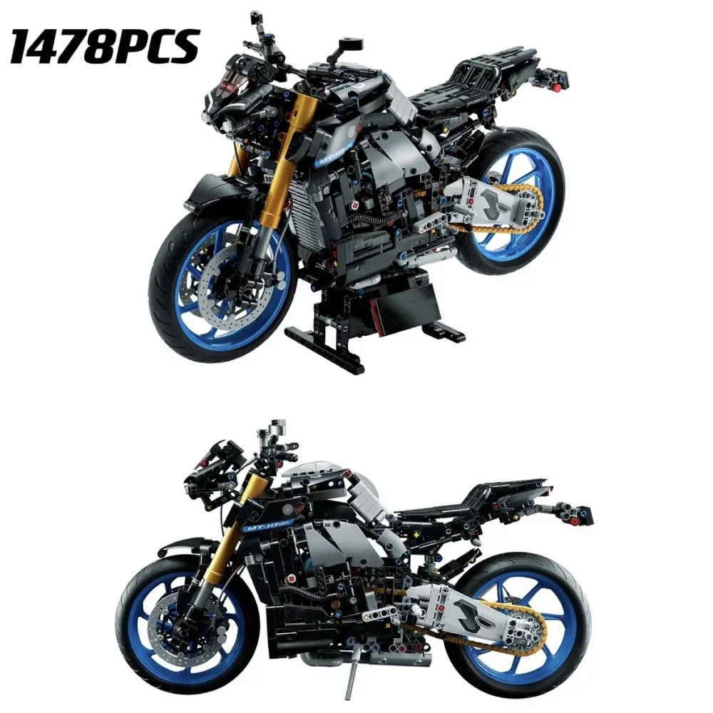 Technical MT-10 SP Motorcycle Model Building Blocks Advanced
