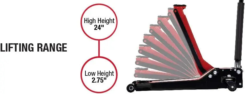 SUNEX TOOLS 6602LP 2 Ton Low Rider Steel