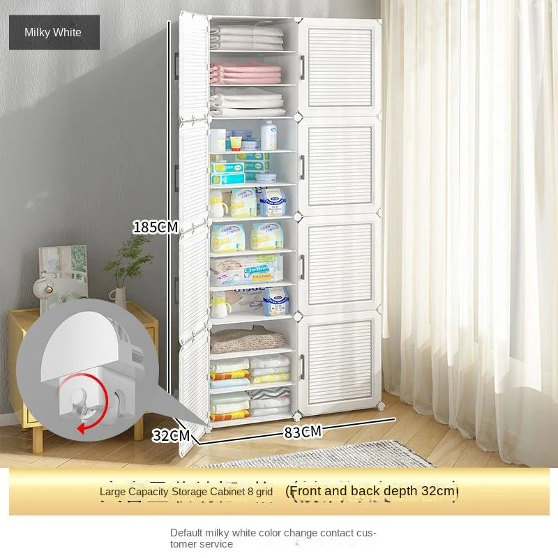 Large Size Clothes Folding Cabinets Splice Storage Toy
