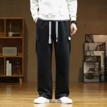 Autumn Sweatpants Men Casual Track Pant Male Multi-Pockets